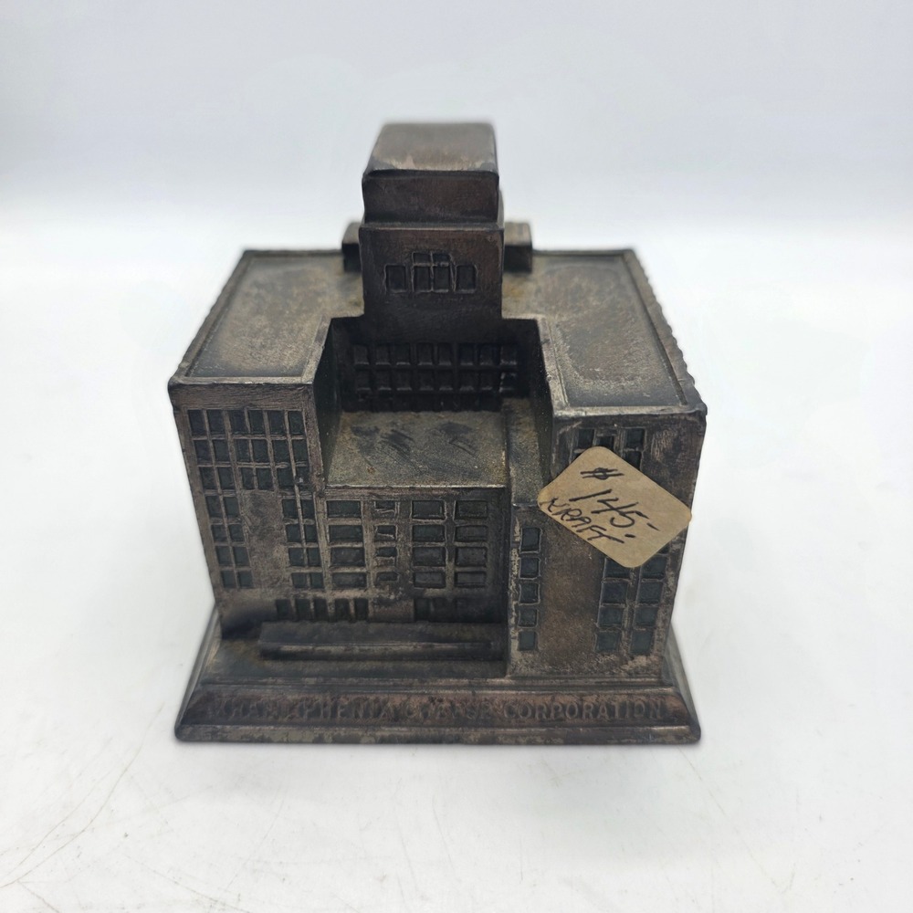 1938 Kraft Phenix Cheese Corp Chicago Headquarters Metal Building Model